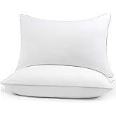 HIMOON Bed Pillows for Sleeping 2 Pack,Standard Size Cooling Pillows Set of 2,Top-end Microfiber Cover for Side Stomach Back Sleepers
