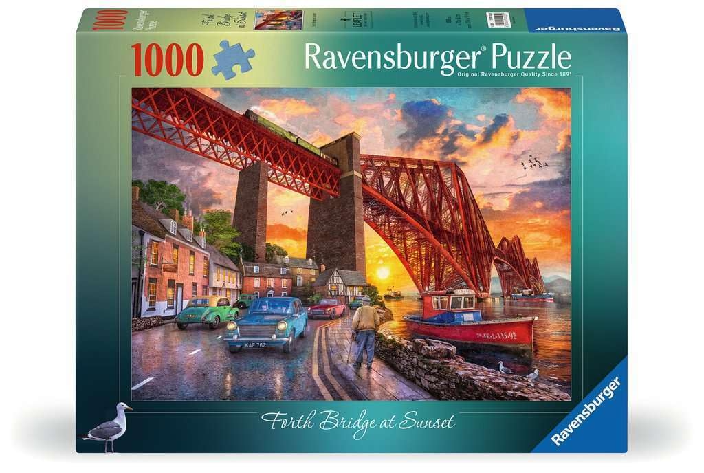 Ravensburger Forth Bridge at Sunset 1000 Piece Jigsaw Puzzles for Adults and Kids Age 12 Years Up