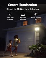 eufy Security Floodlight Camera E340 Dual Cameras 3K 24/7 Recording Outdoors view 6