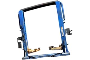 Wmqbjta 1/64 Scale Model Car Lift, Decorative and Creative Diorama, Car Lift for Garage and Children, Standard Blue