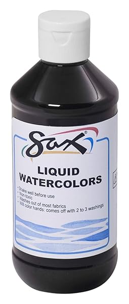SAX LIQUID WASHABLE WATERCOLOR PAINT, 8 OUNCES, BLUE-VIOLET