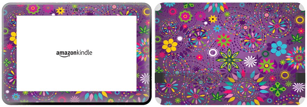 Get it Stick it SkinTabAmaFireHD89_28 Butterfly and Flower Design with a Bright Background Skin for 8.9-Inch Amazon Kindle Fire HD