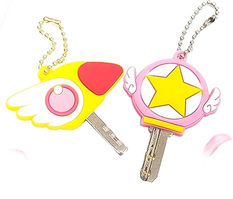 Amazon Co Jp Creacom キーカバー カードキャプター キーホルダー シリコン 3d キーケース キーキャット 鍵カバー 2個入り セット 可愛い カードキャプターさくら アニマル キャット ペット ギフト キーホルダー ホーム キッチン