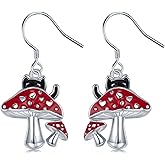 Black Cat Earrings 925 Sterling Silver Cute Aninmal Earrings Jewelry Gifts for Women