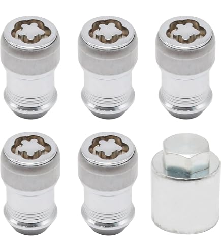 Kit écrous De Roue Antivol LR037026 - Compatible Land Rover Sport, Velar, Evoque, F-Pace, Matériau Haute Résistance