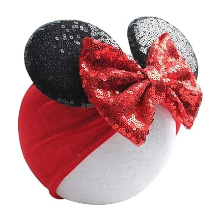 minnie mouse ears baby headband
