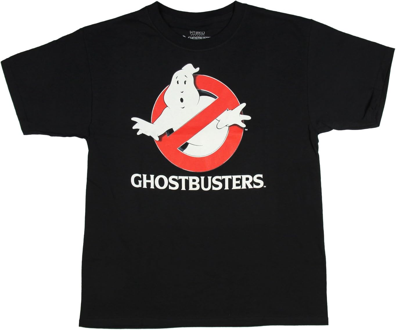 Hybrid Apparel Ghostbusters Ghostbusters Vintage Logo Glow in Dark Boys Shirt 4-18