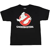 Ghostbusters Vintage Logo Glow in Dark Boys Shirt 4-18