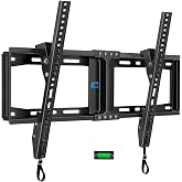 HOME VISION Heavy Duty Tilt TV Wall Mount for 32-86 Inch Flat/Curved Screen | Max VESA 600x400mm, Holds up to 165 lbs, Fits 8-24" Wood Studs, Universal Low Profile Tilting TV Bracket, Space Saving HV9601