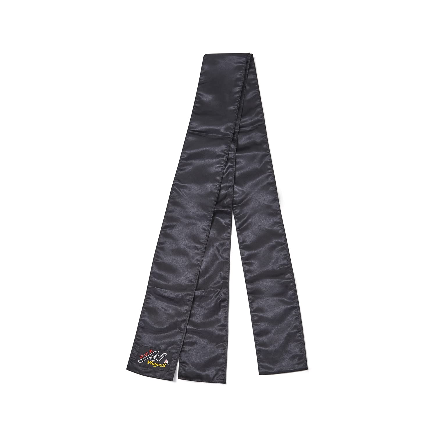 Playwell Martial Arts Grading Satin Kung Fu Sash - Black
