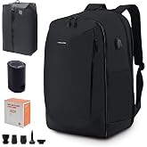 OPOALO Vacuum Backpack 50L with Pump, Expandable Waterproof Carry on Laptop