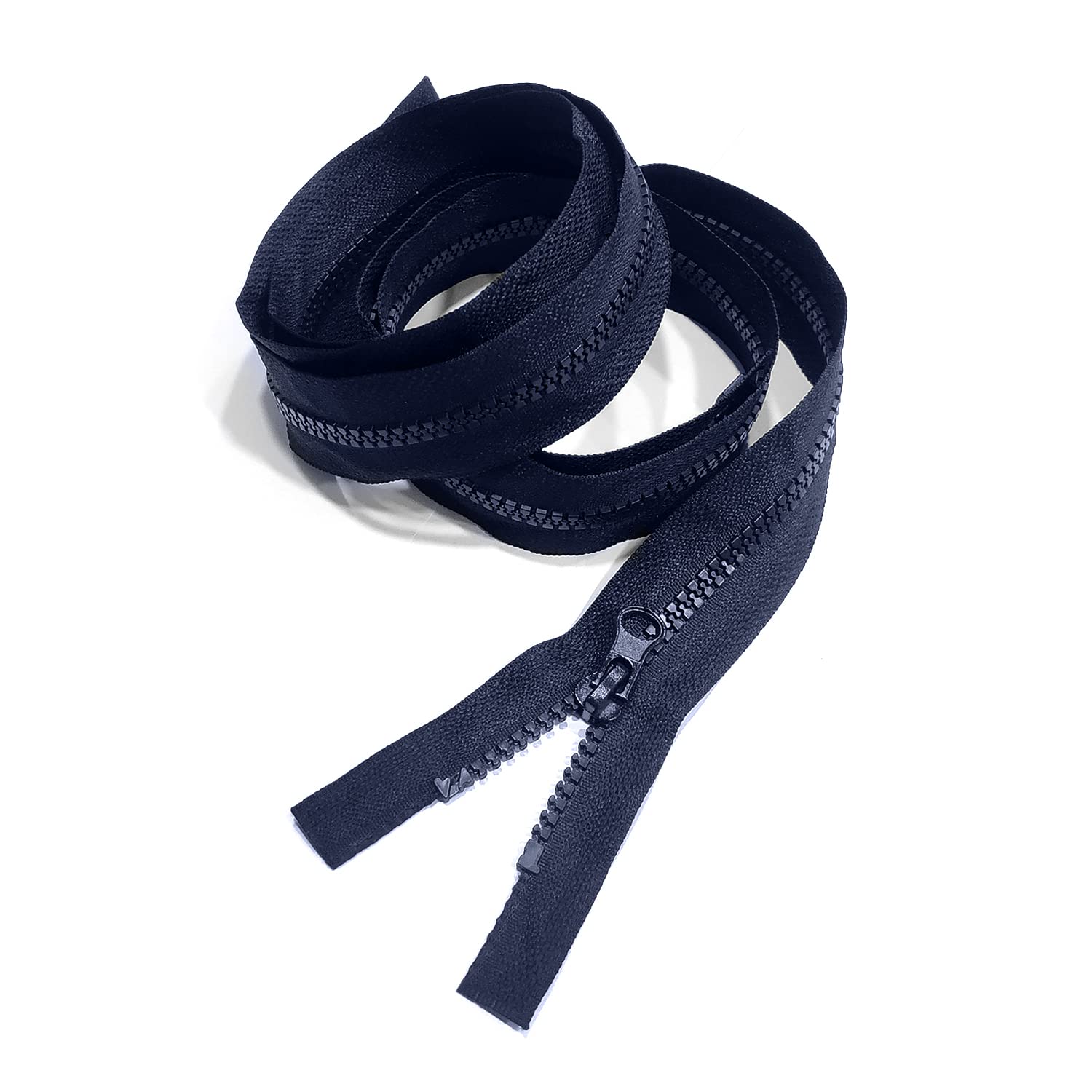 2 Pack 27 inch | 70cm Navy Blue Zippers - Strong Nylon Closed End Zip Fasteners. Ideal for Sewing, Dressmaking, Skirts, Bags, Cushions, Craft and Accessories