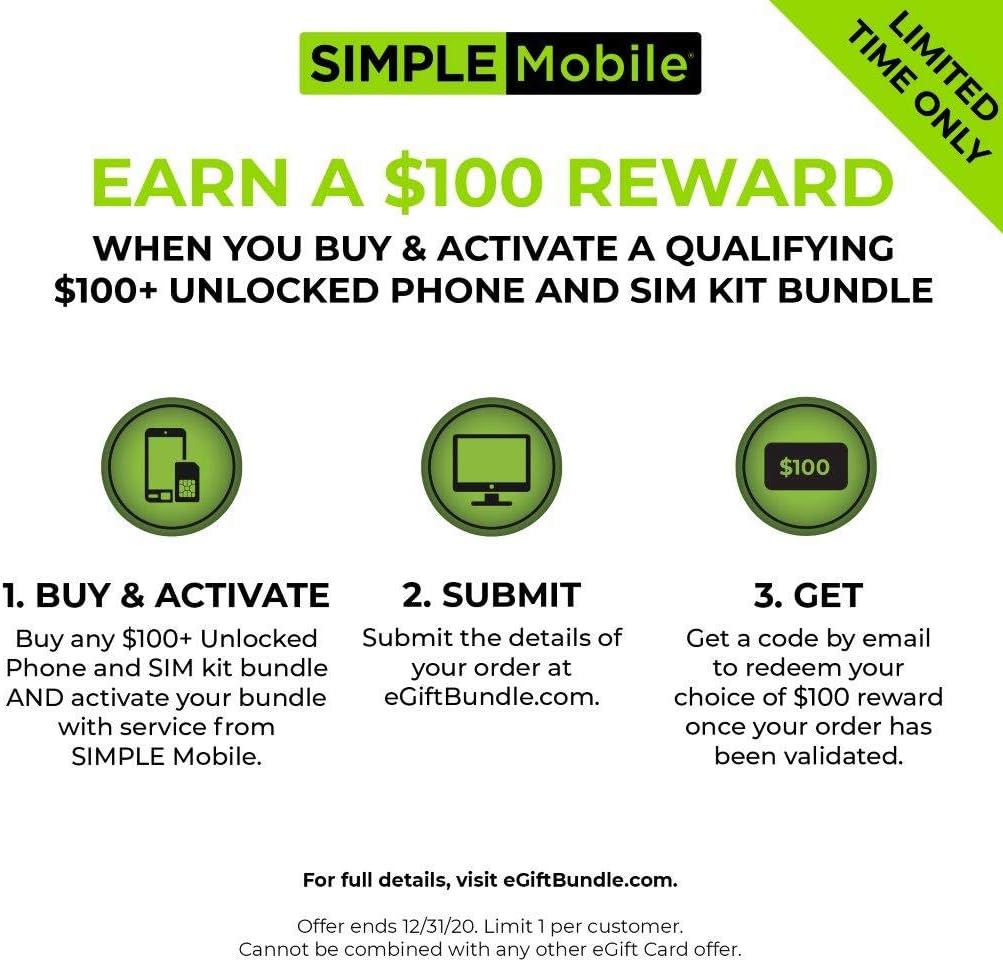 Simple Mobile Keep Your Own Phone 3-in-1 Prepaid SIM Kit