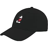 Disney Mickey Mouse Embroidered Cotton Adjustable Dad Hat with Curved Brim