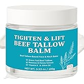 Maidlure Tighten & Lift Beef Tallow Balm, Beef Tallow-Based Face & Neck Balm, Grass Fed Beef Tallow Beeswax & Honey Extract Moisturizer for Tightening and Firming (1)