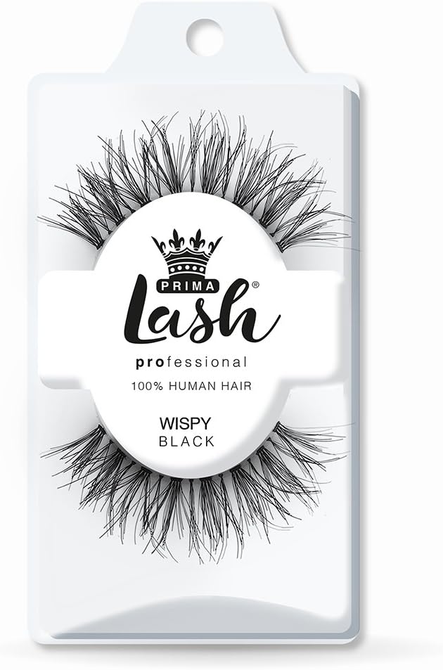 PrimaLash Professional 100% Human Hair Strip Lashes Style #WISPY