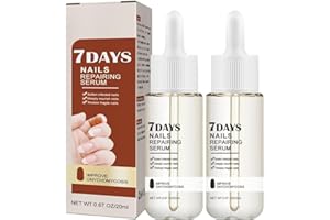 BIGOOM 2023 Newest GFOUK 7 Days Nail Growth and Strengthening Serum, Nail Growth and Strength Serum, 20ml Nail Growth & Strengthening Oil Serum, Stronger Nails in 1 Week Nail Strengthening Treatment (2 Pcs)