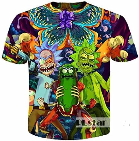3d Hoodies Cartoon Rick and Morty Printed Women/Men Hip Hop Hoody Streetwear Hooded Sweatshirts Shirts M