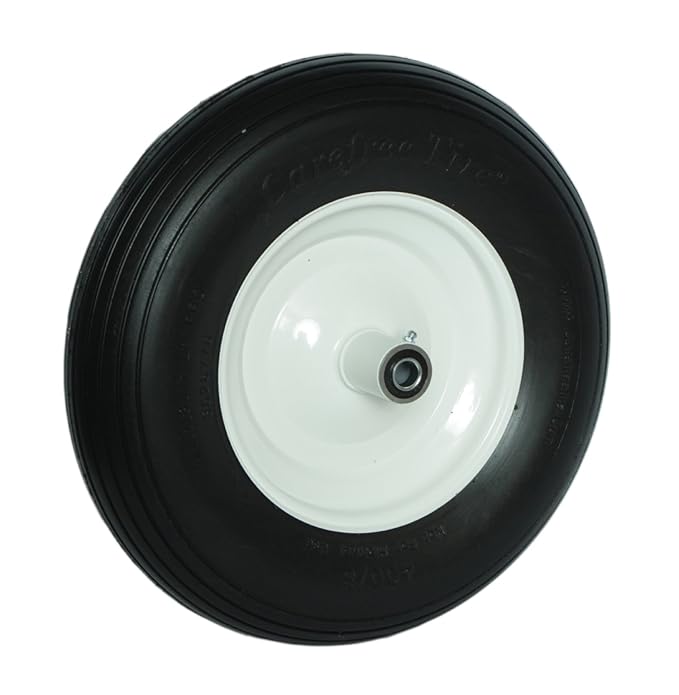 Carefree Tire 15Inch Flat Free Wheelbarrow Wheel with 5/8