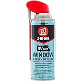3-IN-ONE RVcare Window &amp; Track Dry Lube with SMART STRAW SPRAYS 2 WAYS, 10 OZ