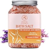 AROMATIKA Joint Muscle Bath Salts 1300g Sea Salt Lavender Sage Rosemary Oils view 2