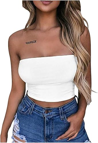 white bodycon top