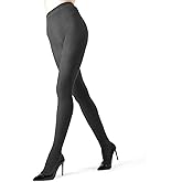 MeMoi Toronto Cable Cotton Tights for Women, Cozy and Breathable Warm Sweater Tights - Sizes S to XL
