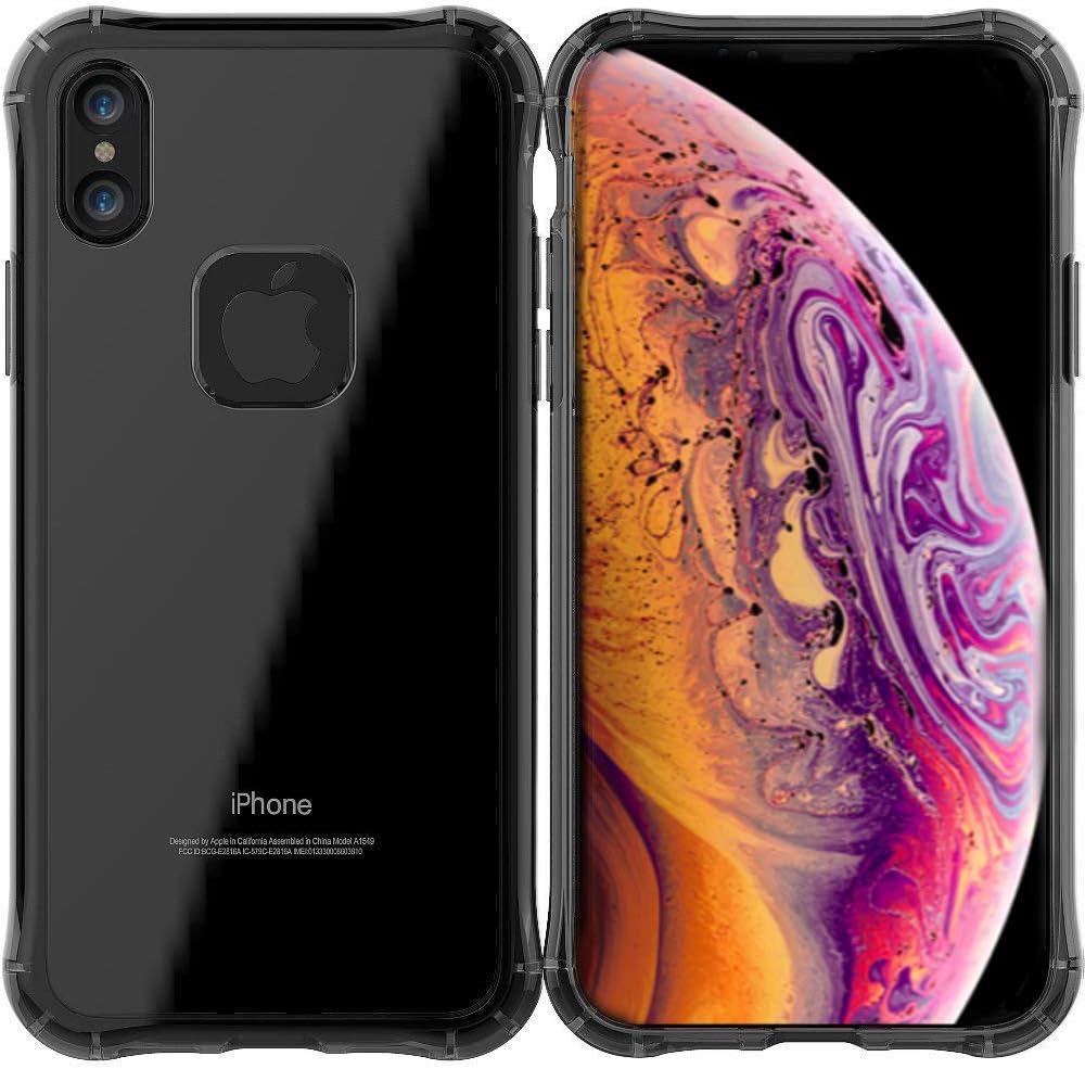 Match8 iPhone Xs Case, iPhone X Case [ 4 Corner Air Cushion Drop Protection Technology ] Premium Hybrid Shock Proof Heavy Duty 360 Protective Clear Back Cover SCREEN PROTECTOR INCLUDED