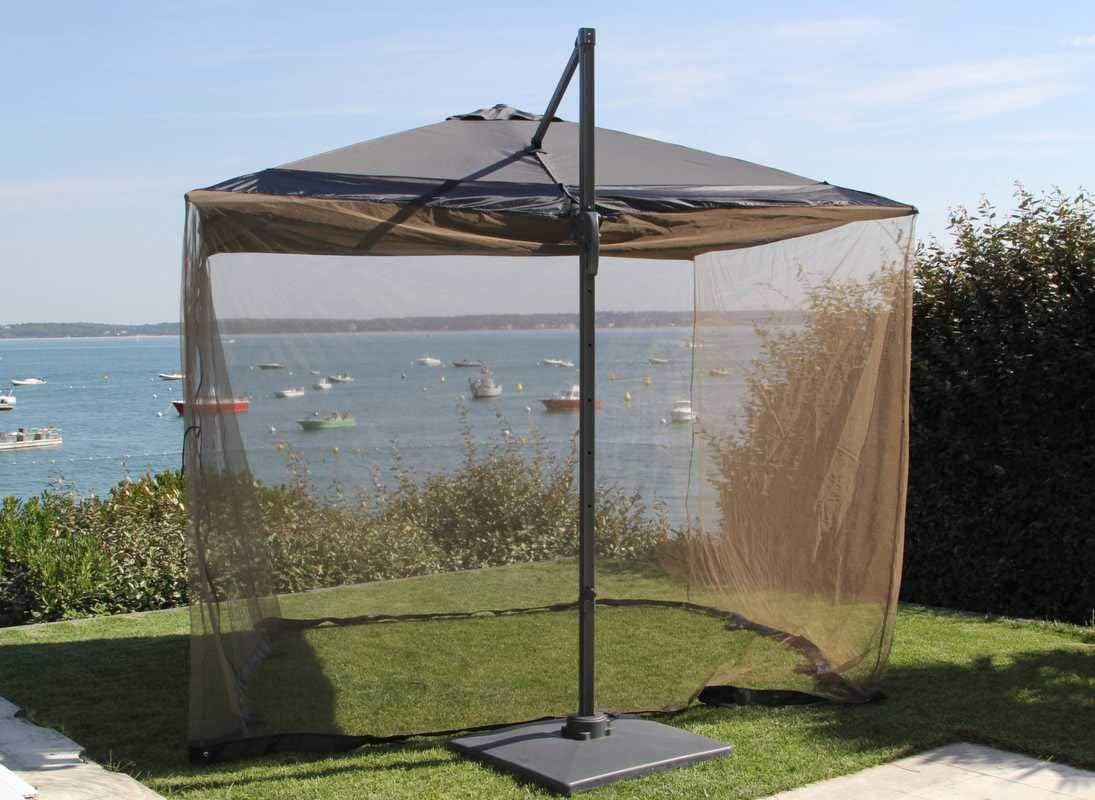 Filet Moustiquaire Pour Parasol Extérieur – En Polyester, Portable, Pour Jardin, Balcon, Camping, Protection Contre Les Insectes