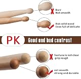 AIEX 5A Drumsticks 6 Pairs Maple Wood 16 Inch with Waterproof Bag view 2