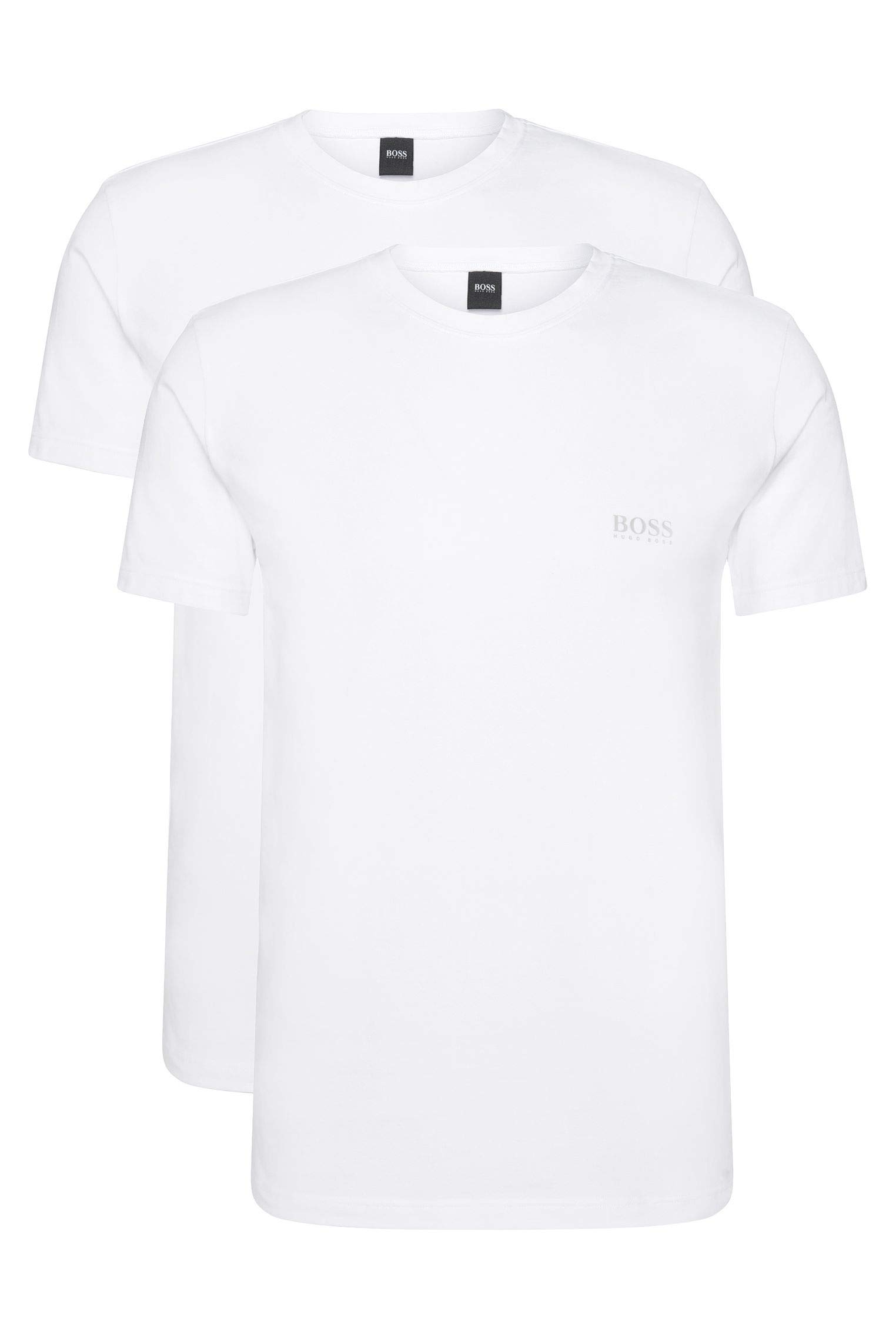 BOSS Men's T-Shirt Rn Co/El (Pack of 2 