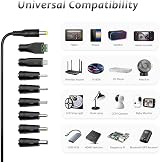 Zolt 24W Universal Power Adapter 3V-12V 2A 8 DC Plugs 5.5x2.1mm view 5