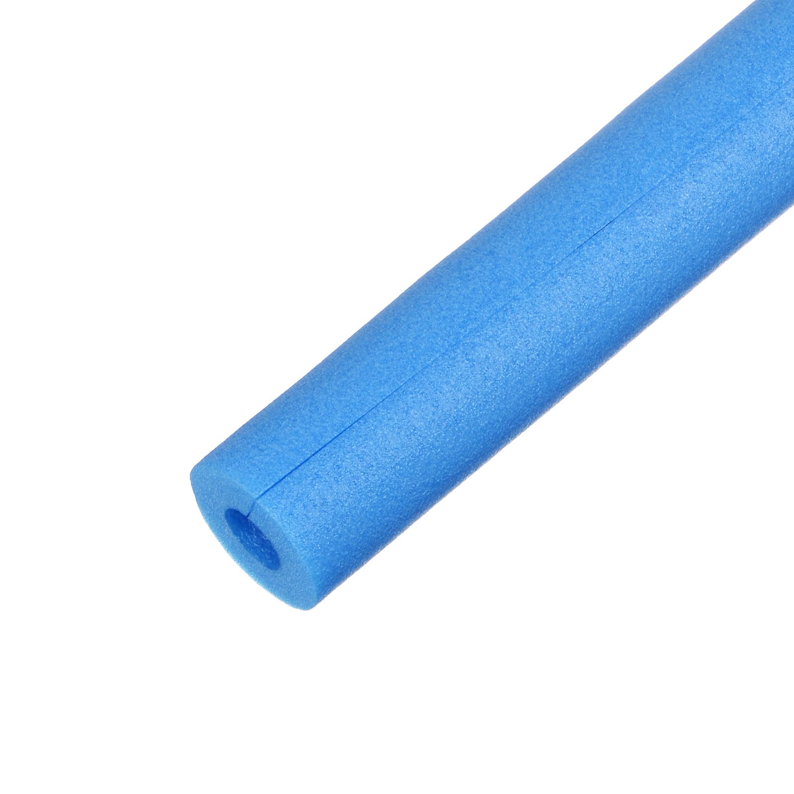 M METERXITY Pipe Insulation Tube, 17 x 2.4(L x OD) Foam Pipe Covers, Pre-Slit Clamp for Padding/Bumper Corner Edge Protection/Handle Water Pipes [Blue]
