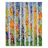 Blankets Ultra Soft Fuzzy Fleece 4 SIZES! from DiaNoche Designs Home Decor Unique Designer Artistic Stylish Bedroom Ideas Couch or Throw Blankets by Karen Tarlton - Birch Trees