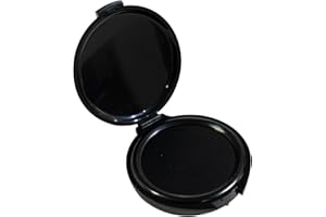 DUUPEAK Fingerprint Ink Pad, Quick-Drying & Portable, for Office Notary Supplies, Identification Security ID & Law Enforcement Fingerprint Cards Stamp Pad (Black, 1 Pack