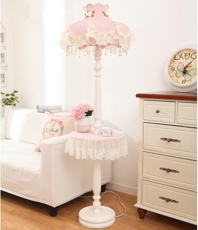 Stehleuchte Continental Warm Rosa Romantische Stehlampe Schlafzimmer Bett Prinzessin Madchen Kinderzimmer Wohnzimmer High Footed Lampe A Amazon De Beleuchtung