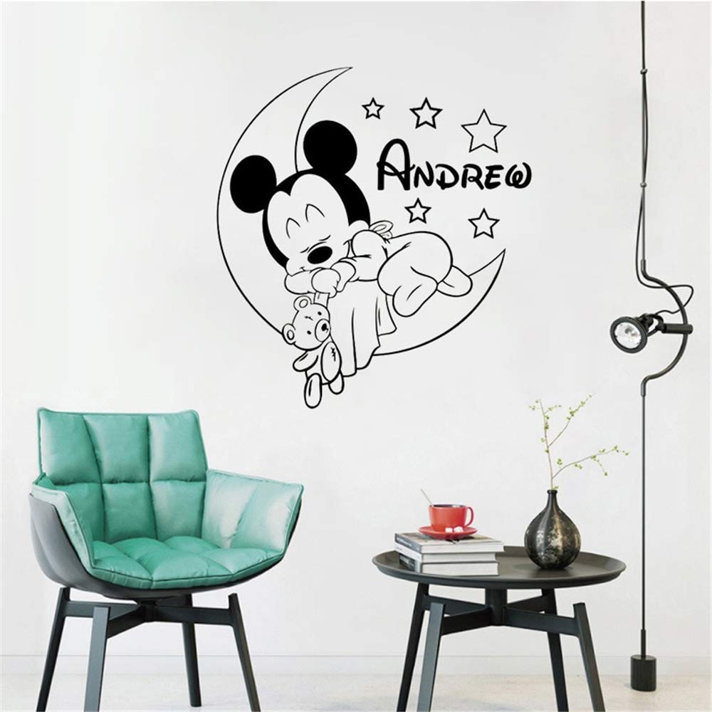Sticker Mural Grafitti 3D TJAPALO - 100x58cm - Personnalisable Prénom - Déco Chambre Ado
