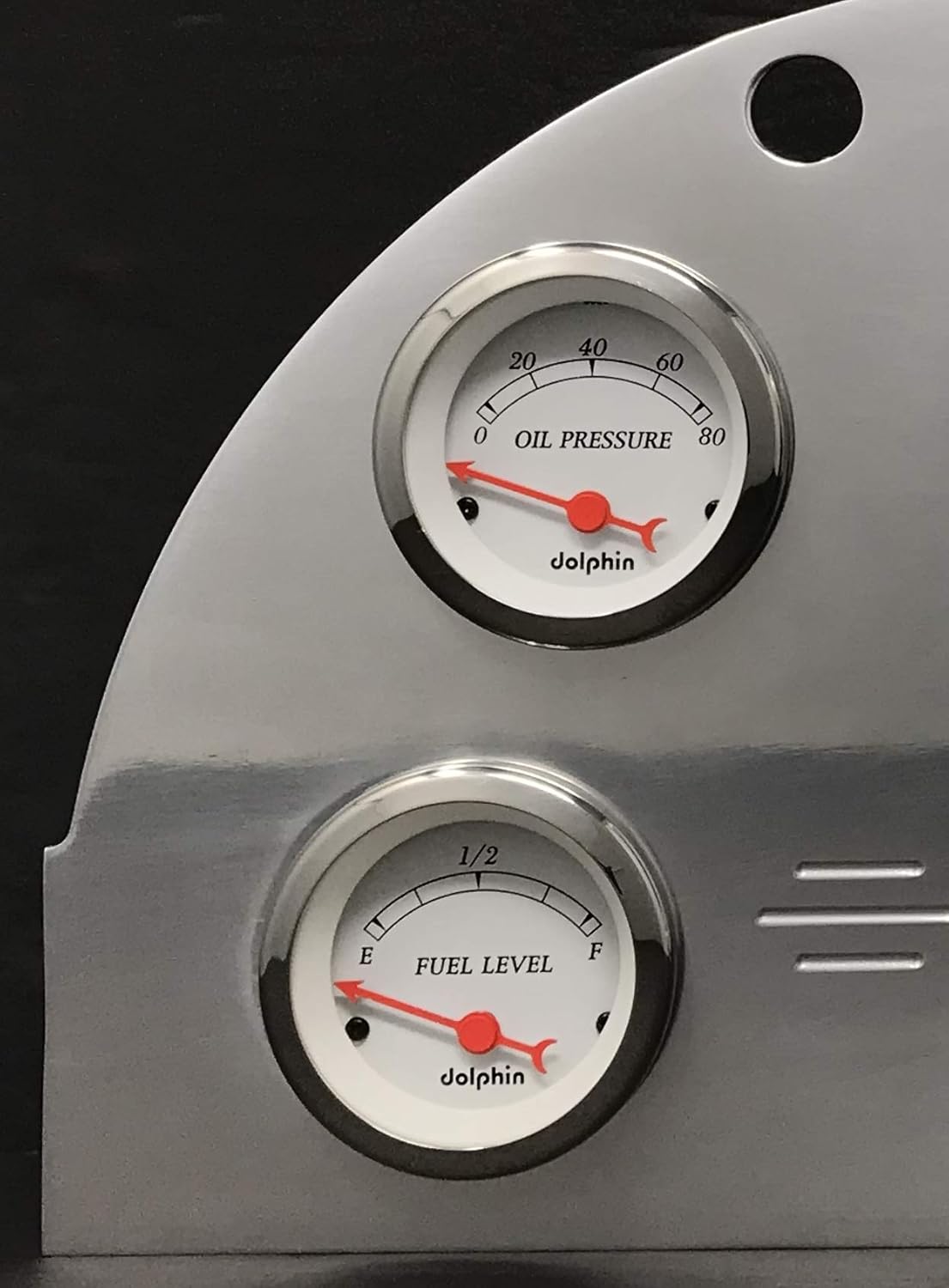 aftermarket instrument cluster ford f350 on Amazon Com Dolphin Gauges Compatible With 1956 Ford Car Car 5 Gauge Dash Cluster Panel Set Programmable White Automotive