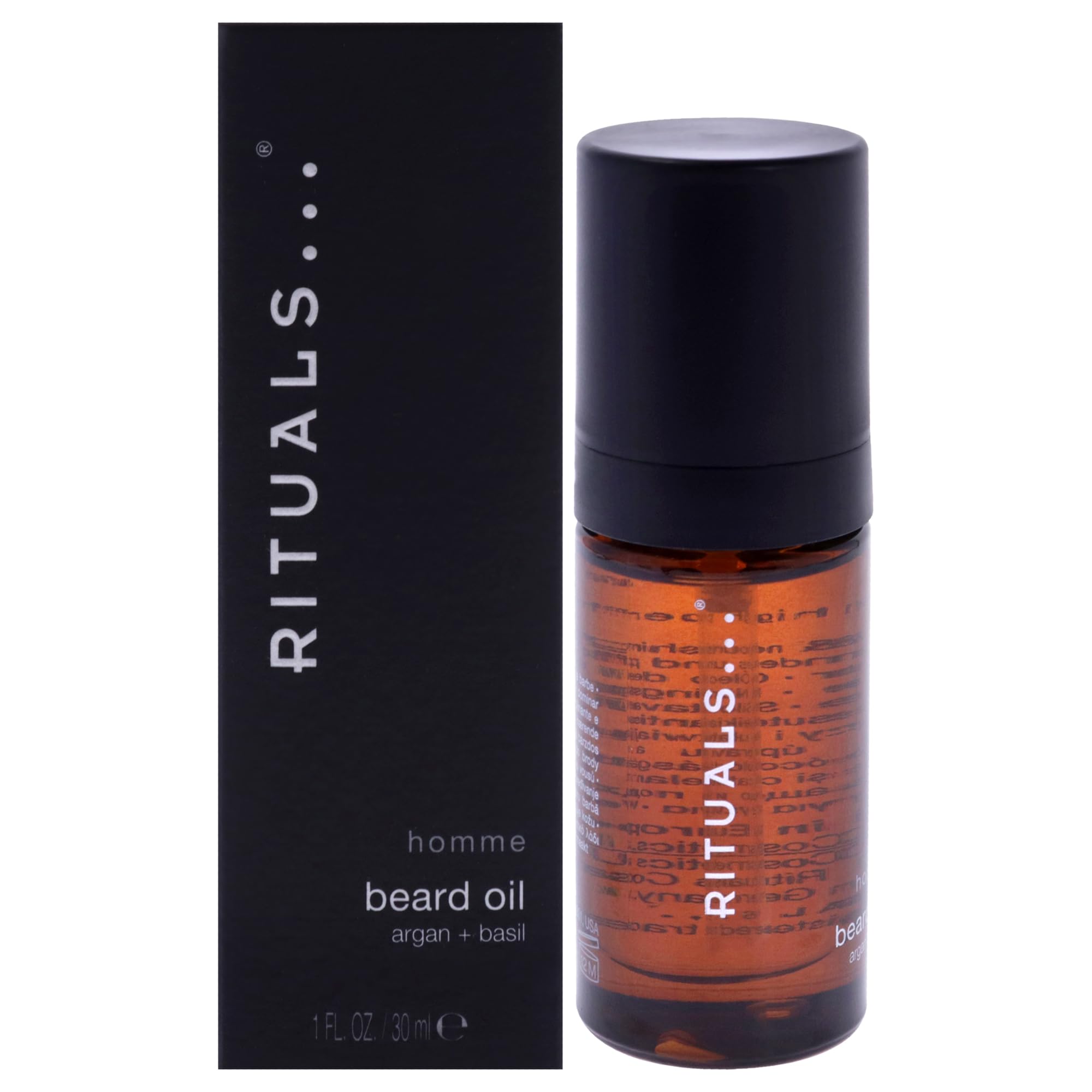 RITUALS Men'S Beard Oil from the Homme Collection, 30 ml - With Basil & Argan Oil - Nourishing & Conditioning Properties