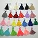 PAMIR TONG 25pcs Multi-Colors Mini Tassels DIY Craft Supplies Jewelry Tassels Chunky Tassel Fringe Trim GD25ST25