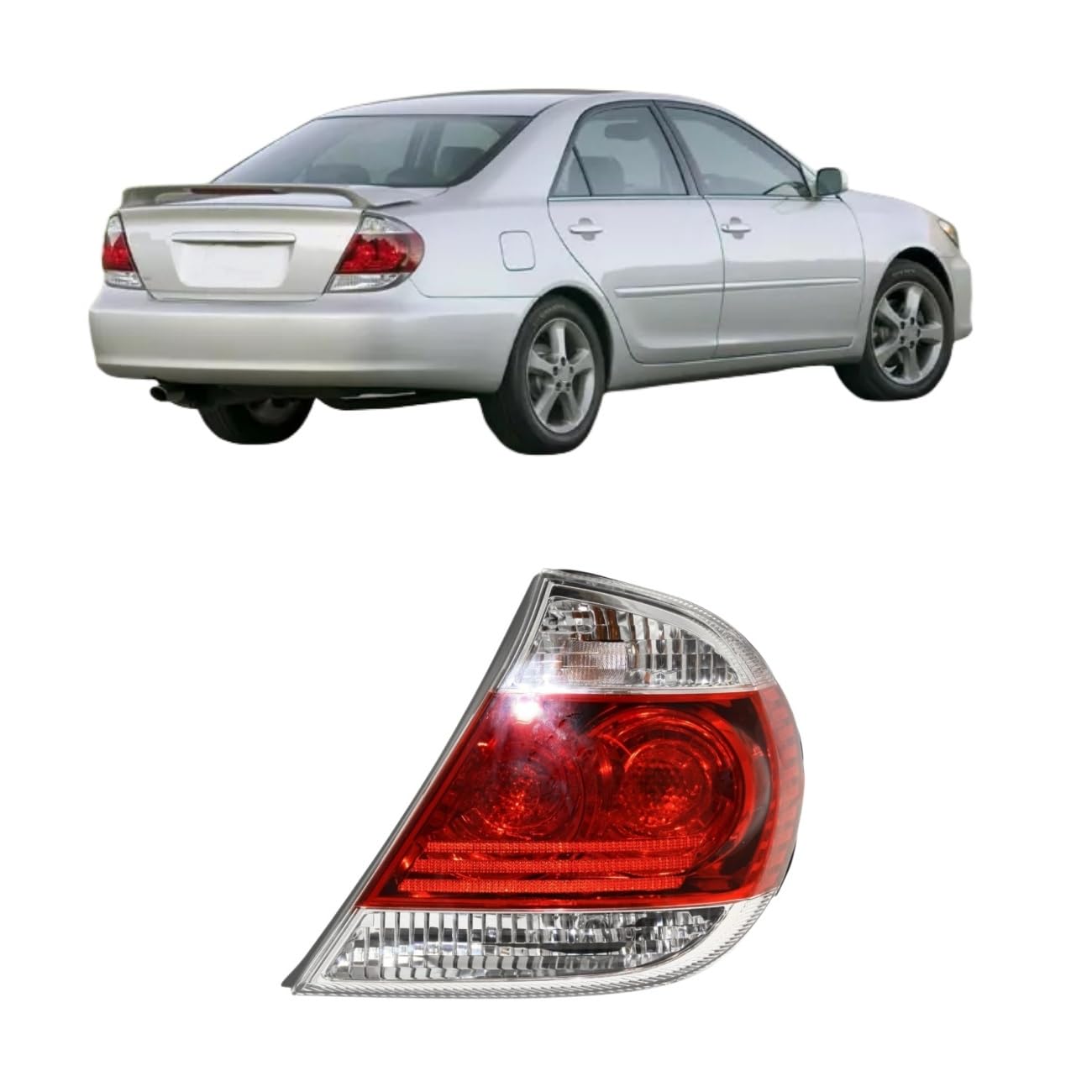 Photo 1 of Passenger Side Tail Lights Replacement for Toyota Camry 2005 2006 Rear Right Tail lamps TO2801155 8155006220