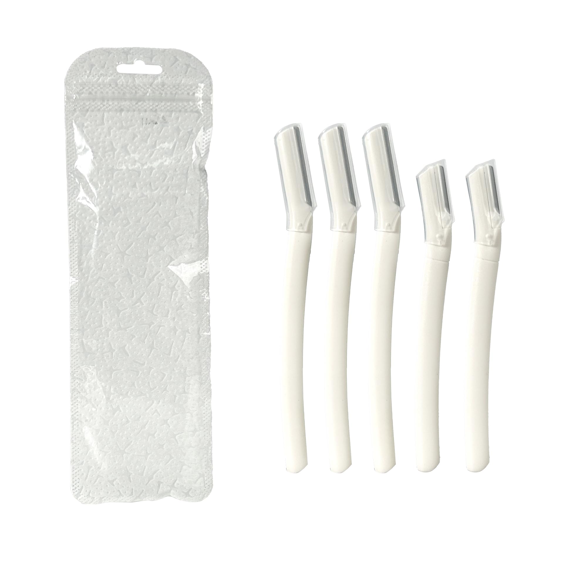 Beauty7 Eyebrow Razors Face Razor 5pcs Face Shavers with Cover Eyebrow Facial Hair Remover and Trimmer for Women and Men