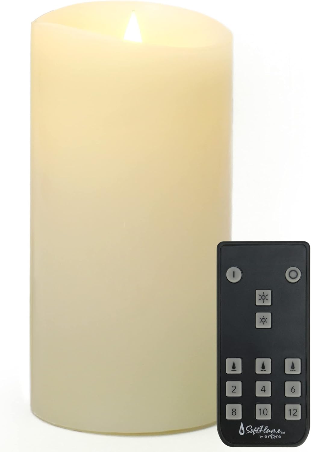 Lighting - Softflame Flameless LED Candles with Remote Control, 4