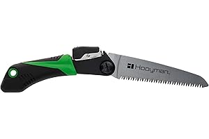 Hooyman MegaBite Handsaw and Hunter’s Combo Bone Saw with Heavy Duty Construction, High Carbon Steel Blade, Impulse Hardened Teeth, and Ergonomic Over-Molded Handle for Camping, Hunting, and Outdoors