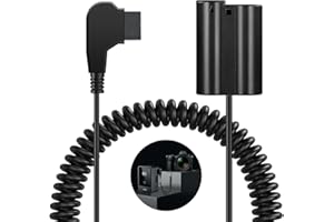 NEEWER D Tap to EN-EL15 Dummy Battery with Cable for V Mount Battery, Stable Continuous Power Supply for Nikon Z8 Zf Z6 Z6II 