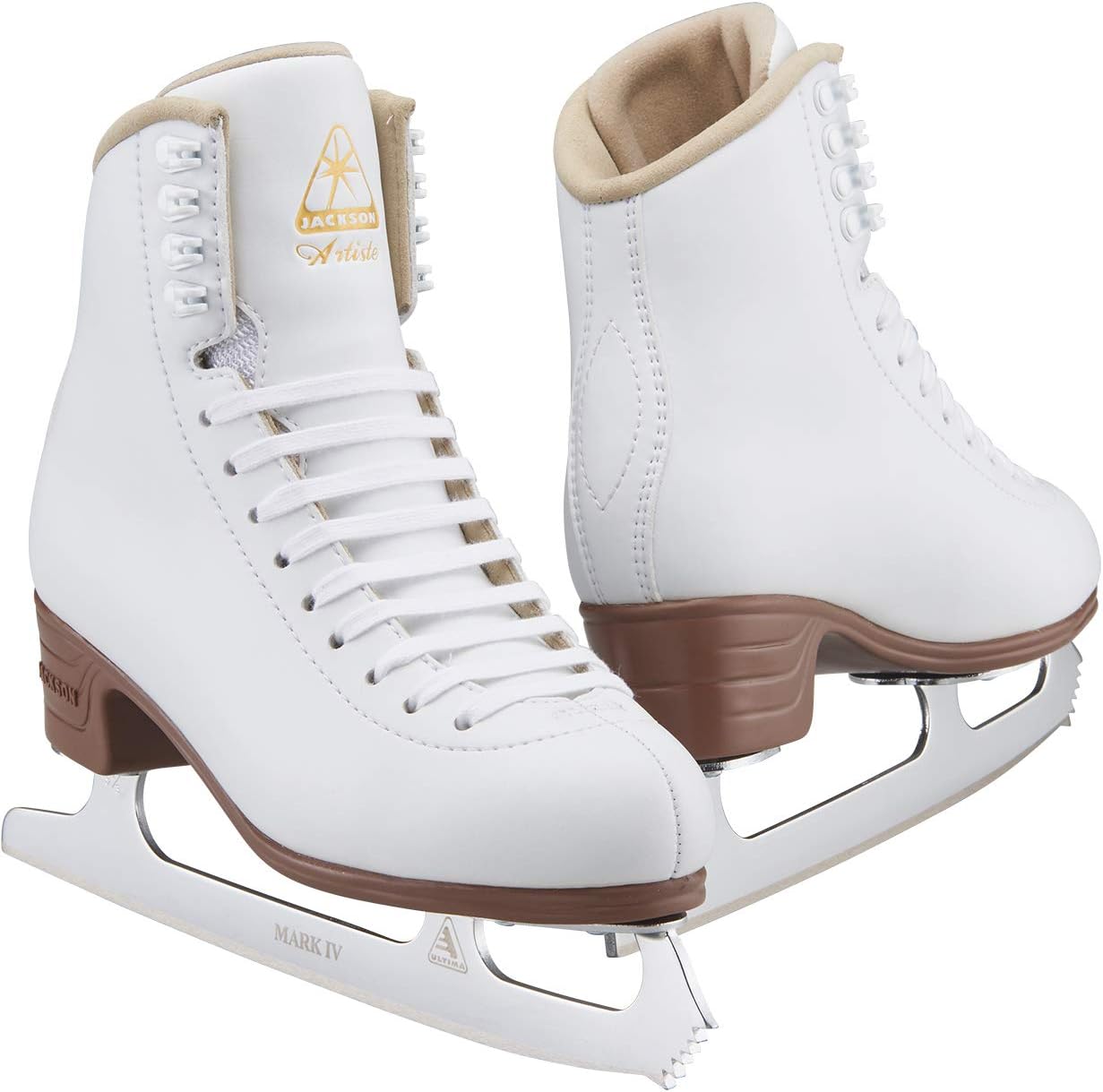 Jackson Ultima Womens/Girls/Mens/Boys Artiste Microfiber Flex Notch Figure Ice Skates Sports