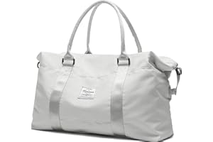 HYC00 Travel Duffel Bag,Sports Tote Gym Bag,Shoulder Weekender Overnight Bag for Women