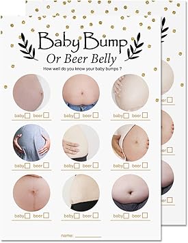 30 Fun Baby Shower Game Gender Neutral Boy Or Girl Fun Baby Shower Games Favors Funny Activity Question At Reveal Bundle For Kids Mom Dad Women Men Coed Unisex Set Amazon Co Uk Office