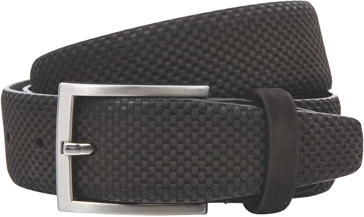 LINDENMANN Ledergürtel Herren/Gürtel Herren, XXL, Schwarz, 3934