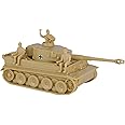 BMC CTS WW2 German Tiger I Tank - Tan 1:38 Plastic Army Men Military Vehicle